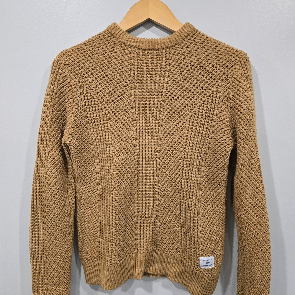 Jack & Jones Men's Brown Crewneck Sweater